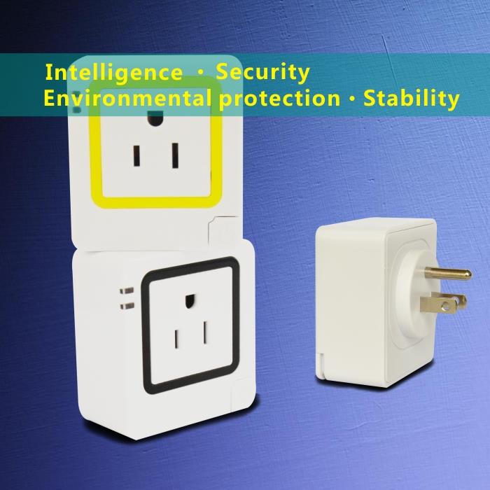 WiFi ntse Plug Socket ua hauj lwm nrog iPhone iPad hauv Teb Chaws Asmeskas wi...
